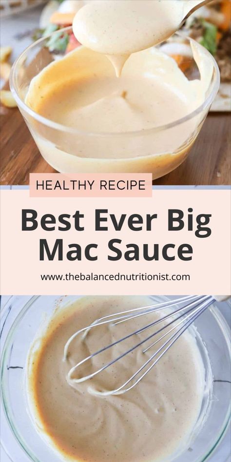 Create a homemade Big Mac sauce with Greek yogurt for a lighter, tangy twist on the classic. This recipe offers a healthier Big Mac sauce using Greek yogurt as the base. This Greek yogurt Big Mac sauce is an easy Big Mac dressing recipe you’ll love. Healthy Burger Sauce, Big Mac Dressing, Sauce With Greek Yogurt, Burger Sauce Recipe, Homemade Big Mac Sauce, Burger Sauces Recipe, Homemade Big Mac, Big Mac Sauce, Mac Sauce