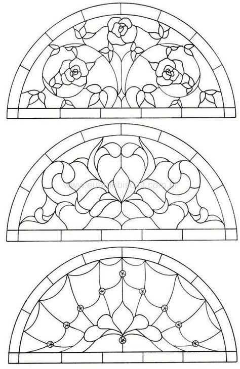 Glass Painting Designs Pattern, Glass Painting Patterns, زجاج ملون, Glass Painting Designs, Stained Glass Diy, Stained Glass Crafts, Stained Glass Designs, Painting Designs, Faux Stained Glass