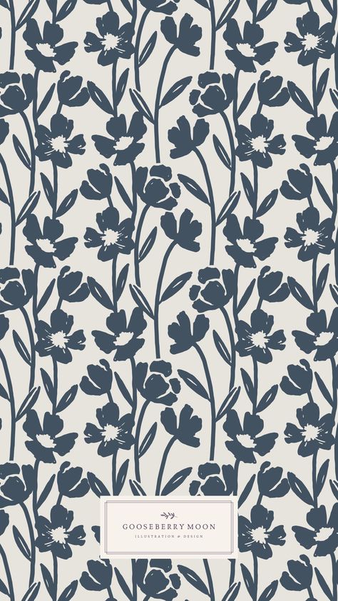 Prints Illustration Pattern, Flower Pattern Illustration, Gooseberry Moon, Simple Floral Pattern, Print Scarf Design, Floral Design Pattern, Luxury Pattern, Geometric Seamless Pattern, As Wallpaper