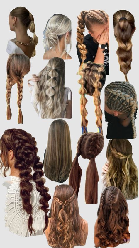 Water Park Hairstyles Long Hair, Hair Ideas For Theme Parks, Hair Ideas For Hiking, Hair For Water Park, Hair Styles To Go To The Water Park, Httyd Hairstyles, Camp Counselor Hairstyles, Hairstyles For Disney World, Lake Hairstyles