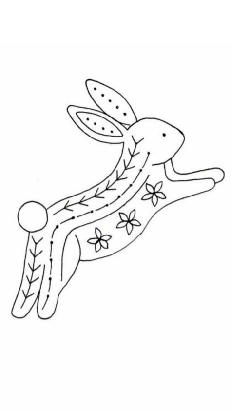 Rabbit Christmas Ornament, Geometric Embroidery Designs, Punched Tin Patterns, Rabbit Applique, Rabbit Ornaments, Hand Embroidery Patterns Free, Bunny Embroidery, Metal Embossing, Easter Embroidery