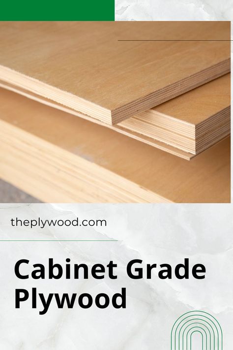 The term Cabinet Grade Plywood is a general term, applied to any hardwood plywood which can be used in the manufacture of cabinets or furniture cabinetry. While this can refer to specific hardwoods, such as oak, maple and cherry, we also find plywood that is listed only as “cabinet grade,” without the specific hardwood veneer being mentioned. In these cases, it is typically referring to lesser expensive hardwoods, such as birch or some types of mahogany. Types Of Plywood, Plywood Design, Plywood Thickness, Veneer Plywood, Oak Plywood, Plywood Cabinets, Maple Plywood, Hardwood Plywood, Types Of Cabinets