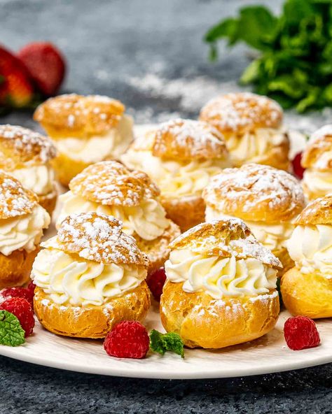 Choux Pastry (Pâte à Choux) Choux Pastry Recipe, Jo Cooks, Dessert Recipies, Pastry Recipe, French Pastry, Choux Pastry, Savory Appetizer, Sweet Recipes Desserts, Instant Recipes