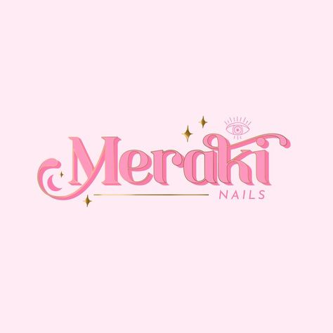 Nail Logos Ideas, Magical Logo, We Made It To Friday, Made It To Friday, Create Name, Brand Pattern, Free Logo Templates, Font Combos, Nail Logo