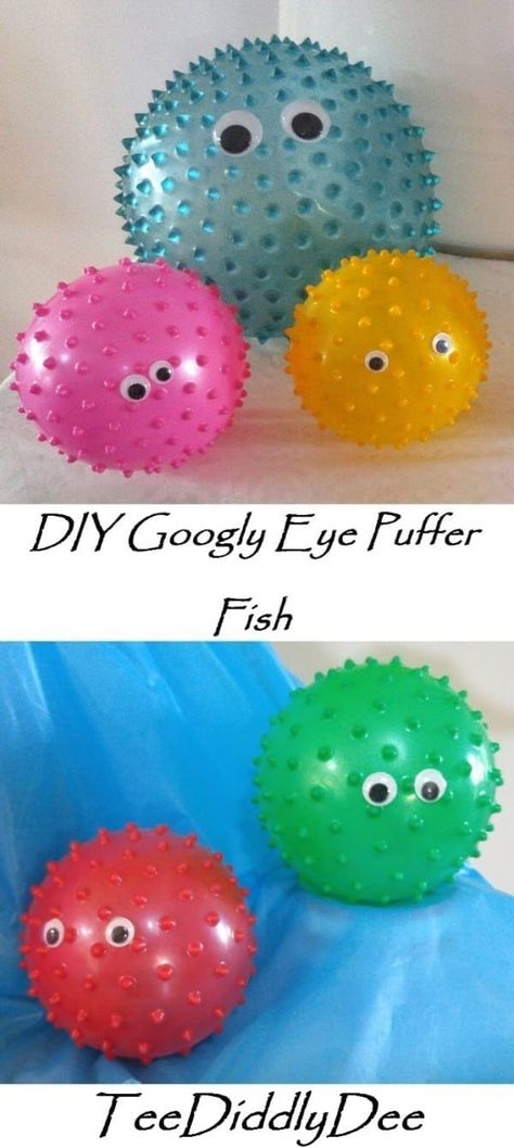 Ok so out of ALL of my ‘Under the Sea’ Party ideas, these little googly eyed puffer fish are definitely the fastest and EASIEST to make (and they turned out pretty cute if I do say so myself!).  They are so handy to have around as being great space fillers for my other larger sea […] Under The Sea Party Ideas, Underwater Birthday, Octonauts Birthday Party, Octonauts Party, Under The Sea Decorations, Sea Party Ideas, Ocean Birthday Party, Mermaid Theme Birthday Party, Ocean Birthday