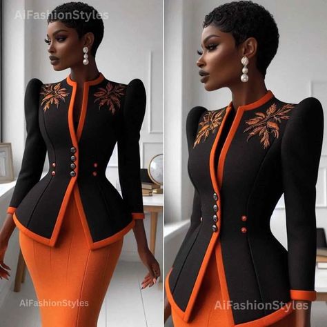 AiFashion Design | #workwearstyle | Instagram Corporate Dress, Mode Kimono, Dinner Dress Classy, Look Formal, Skirt Suits, Stylish Work Attire, Elegant Dresses Classy, Office Outfits Women, Woman Suit Fashion