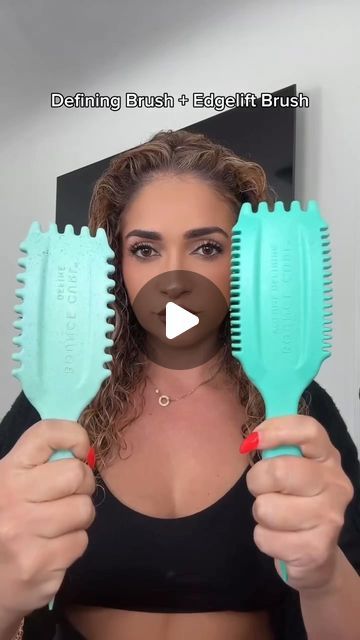 Bounce Curl | Wavy Curly Coily Hair Products on Instagram: "Thank you for sharing your story @persiabella 💕

Check out her post details ⬇️⬇️ 

Embrace self-love through your curly hair routine! Let me walk you through one of my favorite routines using #bouncecurl 

	1.	Water mister
	2.	Defining Butter
	3.	Light hold gel
	4.	Define and Volume EdgeLift brushes
	5.	Microfiber towel

Your curls will thank you! 

#hair #journey #selfcare #haircare" Bounce Curl Brush, Coily Hair Products, Curly Brush, Gel For Curly Hair, Brush For Curly Hair, Curly Coily Hair, Curly Hair Brush, Bounce Curl, Water Mister