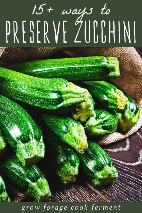 Preserve Zucchini, Preserving Zucchini, Canning Zucchini, Pickling Cucumbers Recipe, Zucchini Relish, Freezing Zucchini, Zucchini Pickles, Food Preserving, Home Canning Recipes