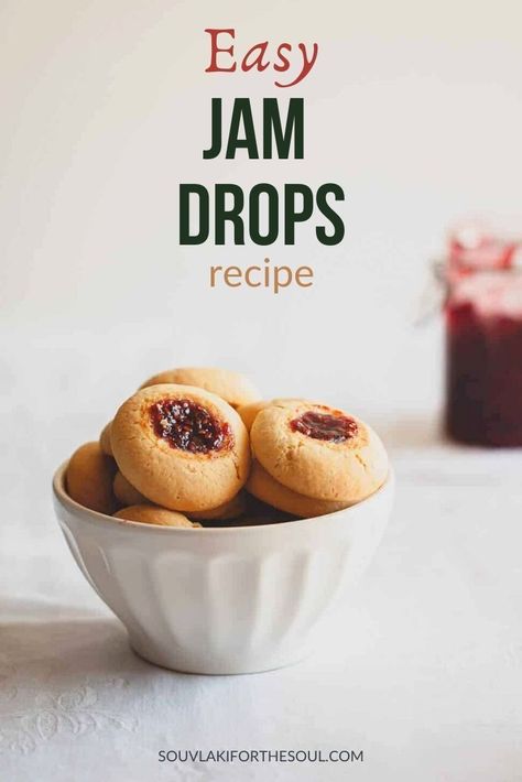 No Sugar Jam Recipe, Jam Drops Recipe Easy, Jam Drops, Coconut Jam Drops, Jam Drop Biscuits, Jam Drops Recipe, Easy Jam, Sydney Food, Buttery Cookies