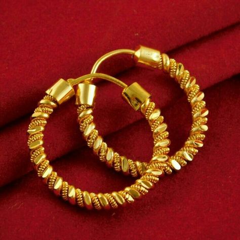 Real Gold Earrings, Silver Ear Cuff Earrings, Gold Pendants For Men, Small Earrings Gold, قلادات متدلية, Unique Gold Jewelry Designs, Artificial Jewelry, Gold Earrings Models, Ali Baba