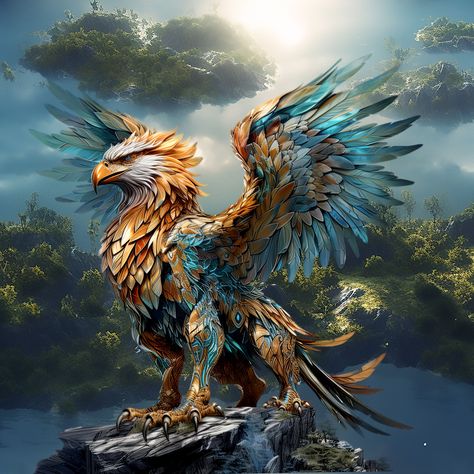 Please read the entire page carefully before you buy! Image is of a beautiful but deadly mythical beast. With the head of an eagle and the body of a lion, the Gryffin is an apex predator of the sky. The piece makes for gorgeous wall art, a striking shoulder bag, accent pillow or a jacket back patch. It is a large, advanced pattern with a high color count. This pattern is a colorful fantasy project for yourself or for the avid cross stitcher in your life. The gryffin looks great on 18 count Aida cloth, however; if you are in need of a different version it can be stitched on 16-32 count. The image uses 99 colors for a nice blend from light to shadow. PLEASE  READ FULL LISTING BELOW YES- This black and white chart is pattern keeper compatible. The color chart is for reference and is a color p Griffin Mythical Creatures, Mythical Eagle, Mythical Lion, Griffin Mythical, Jacket Back Patch, Griffin Art, Apex Predator, Mythical Beast, Mythical Creatures Art