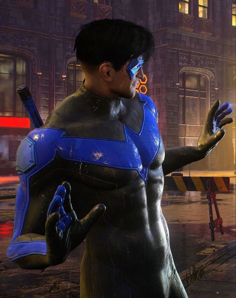 Titans Nightwing Wallpaper, Nightwing As Batman, Hot Nightwing Fanart, Gotham Knights Nightwing, Nova Marvel, Nightwing Wallpaper, Nighwing, Dickgrayson Nightwing, Tim Drake Red Robin