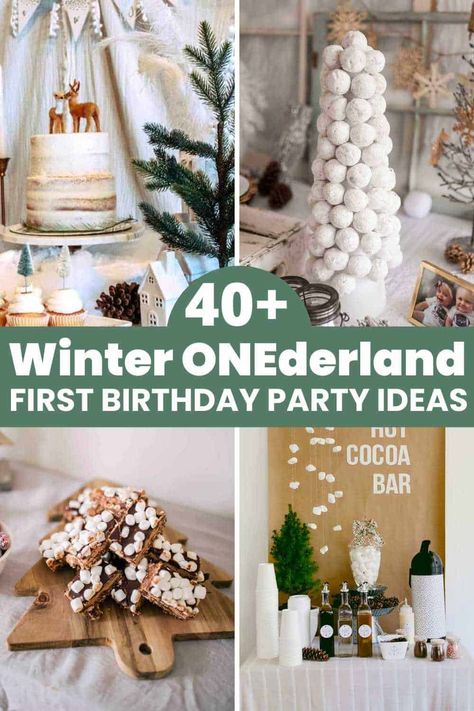 winter onederland party Winter Onederland Party Crafts, Winter Onederland Themed Food, Winter Onederland First Birthday Centerpieces, Food Idea For 1st Birthday Party, Winter Wonderland Birthday Food Ideas, Food Ideas For Winter Wonderland Party, Winter Onederland Ideas, Winter Wonderland Theme Party Food, Winter Wonderland Candy Bar