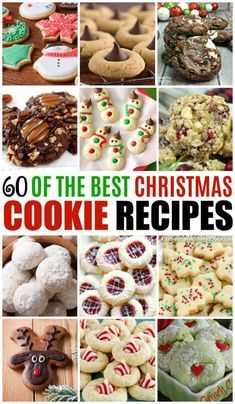 Christmas Desert Recipes, Best Christmas Cookie Recipes, Christmas Cookie Recipes Holiday, Resepi Biskut, Best Christmas Cookie Recipe, Easy Christmas Cookie Recipes, Christmas Baking Recipes, Christmas Cookie Recipes, Christmas Candy Recipes