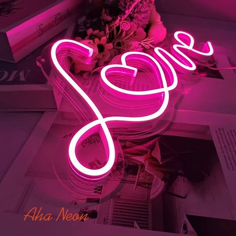 #NeonLightSigns #BrightIdeas #NeonSigns #BrightIdeas Neon Love, Cheap Neon Signs, Sign For Wedding, Low Consumption, Neon Quotes, Neon Wall Art, Neon Sign Shop, Love Neon Sign, Neon Decor