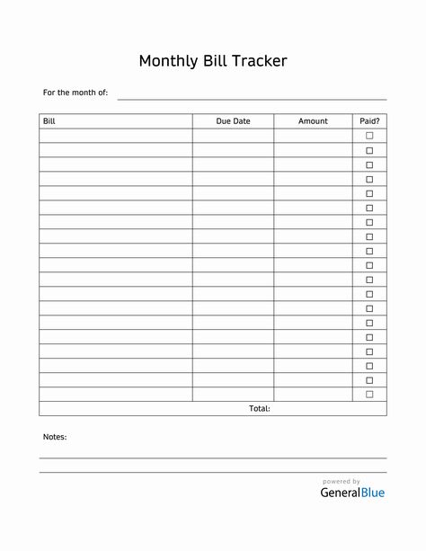 This monthly bill tracker template allows you to keep track and maintain records of your monthly bills. It can be edited, printed, or downloaded in Word. Bill Tracker Template, Monthly Bill Tracker, Bill Tracker Printable, Monthly Bills, Bill Template, Tracker Template, Monthly Bill, Bill Tracker, Keep Track