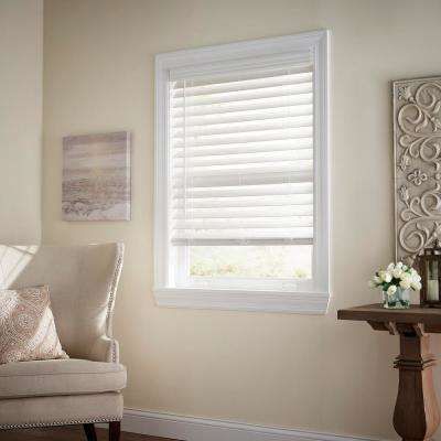 Faux Wood Blinds - Blinds - The Home Depot White Wood Blinds, White Faux Wood Blinds, Faux Blinds, Cordless Blinds, Faux Wood Blinds, Kitchen Blinds, Wood Blinds, Wood Product, Exclusive Home