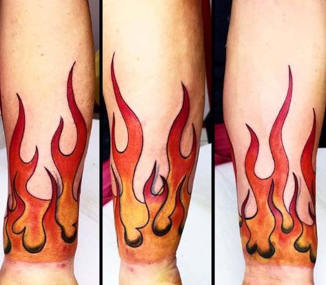 Tattoo Fogo, Wrap Around Tattoo, Pinstripe Art, Full Sleeve Tattoo Design, Flame Tattoos, Fire Tattoo, Full Sleeve Tattoo, Tattoo Flash Art, Flash Art