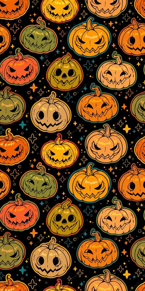 Autumn Halloween Aesthetic Wallpaper, Spooky Coffee Wallpaper, Hd Halloween Wallpaper, Summerween Wallpaper, Halloween Patterns Wallpaper, Halloween Home Screen Wallpaper, Pumpkin Background, Halloween Phone Backgrounds, Halloween Phone Wallpaper