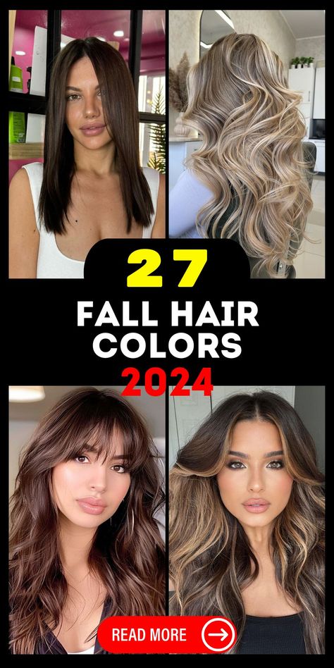 Short Fall Haircuts 2024: Trendiest Styles and Fresh 26 Ideas for the Season Fall Hair Styles 2024, Fall Hair Colors 2024, Short Fall Haircuts, Dark Hair Ideas, Edgy Hair Color, Fall Hair Color Trends, Hair Mistakes, Fall Hairstyles, Ombre Highlights