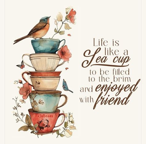 Tea Time Images Cups, Tea Lovers Quotes, My Vision Board Ideas, Tea Poems, Tea Time Quotes, Scripture Tea, Tea Sayings, Mood Right Now, Tea Puns