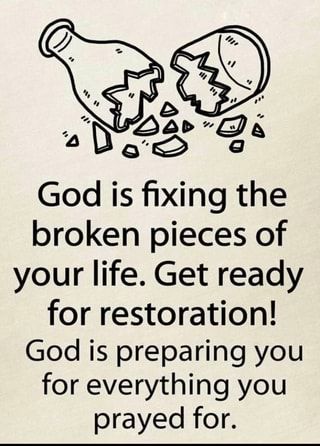 Fix It Quotes, Touch My Heart, Jesus Son, Isaiah 46, Prayer Signs, Inspirational Life Lessons, Hand Of God, Spiritual Prayers, Broken Pieces