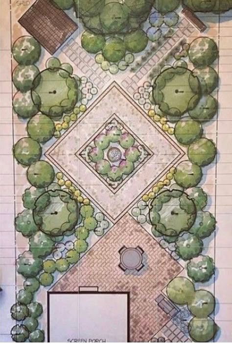 Landscape Architecture Plan, Landscape Design Drawings, Design For Beginners, Landscape Architecture Drawing, Urban Landscape Design, Garden Drawing, Landscape Sketch, Architecture Design Sketch, Architecture Design Drawing