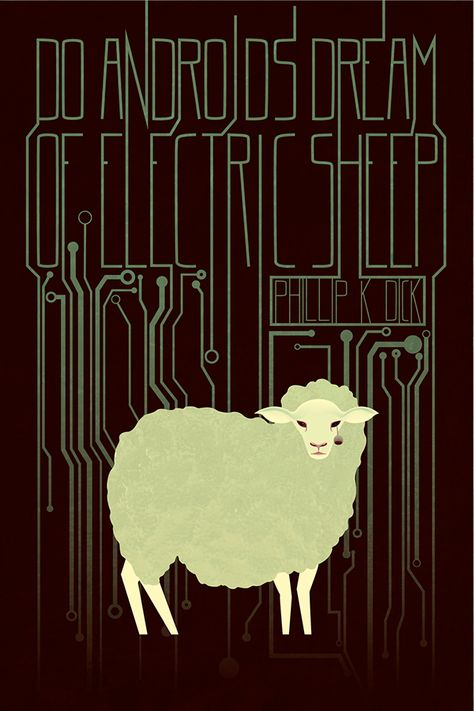 Sheep Quote, Book Cover Redesign, Graphic Design College, Sheep Tattoo, Sacred Garden, Electric Sheep, Sheep Art, Sci Fi Books, Literature Books