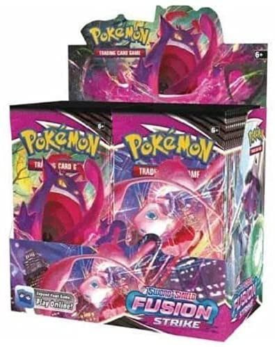 Amazon.com: Pokémon TCG: Sword & Shield Fusion Strike 36-Pack Booster Box Factory Sealed : Toys & Games Powerful Pokemon, Happy Horse, Pokemon Universe, Jewelry Book, Cards Game, Pokemon Plush, Pokemon Trading Card Game, Pokemon Fusion, Beyblade Characters