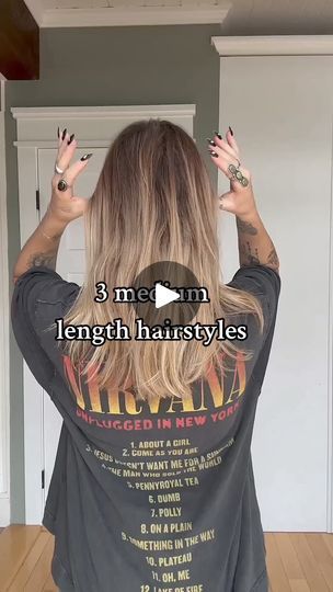 14K views · 223 reactions | Hairstyles for medium length hair ❤️‍🔥 which look is your favorite ? 1,2 or 3? #hairtok #hairstyles #springhair #foryourepage #clawclip #clawcliphairstyles #messybun #halfuphairstyle | torielynnbliss | Eveningland · Vibe Mid Length Everyday Hairstyles, Medium Hair Everyday Styles, Cute Mom Hairstyles Long, Driver License Hairstyle, Easy Hairstyles For The Office, Quick Hair For Work, Easy Crimped Hairstyles, Easy Hairstyles For Vacation, Updo For Mid Length Hair