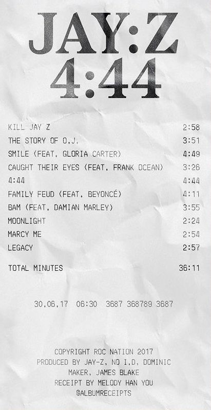 Receipt Music, Album Receipts, 2000s Hip Hop, Damian Marley, Graphic Artist Designer, James Blake, Diary Ideas, Family Feud, Vintage Circus