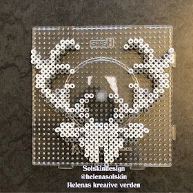 Made by Me: DIY¨på 3D Kronhjort i hamaperler til dit vinterlandskab eller julebord Hama Beads Patterns, Hama Beads, Perler Beads, Made By Me, Beading Patterns, Beads, 10 Things, Christmas, Pattern