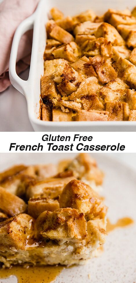 Gluten Free Breakfast Casserole Recipes, Gluten Free French Toast Casserole, Dairy Free French Toast, Gluten Free Breakfast Casserole, Gluten Free French Toast, Gluten Free Casserole, Banana Bread French Toast, French Toast Casserole Easy, Aip Breakfast