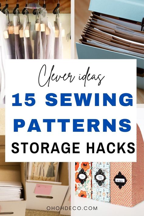 Discover 15 innovative and practical ways to optimize your sewing pattern storage. These genius hacks will save you time, space, and frustration, making your sewing projects more enjoyable. Sew Fabric Storage Baskets, Sewing Pattern Storage Ideas, Fabric Storage Pods Free Pattern, Storage Box Sewing Pattern, Fabric Storage Bins Pattern, Interior Design Ikea, Sewing Pattern Storage, Fabric Scrap Storahe Solutions, Diy Porch Decor