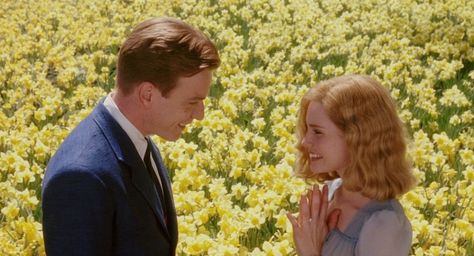 Big Fish Movie, Field Of Daffodils, Billy Crudup, Blue Lotus Flower, Movie Shots, Movie Clips, Favorite Flower, Romantic Gestures, We Movie