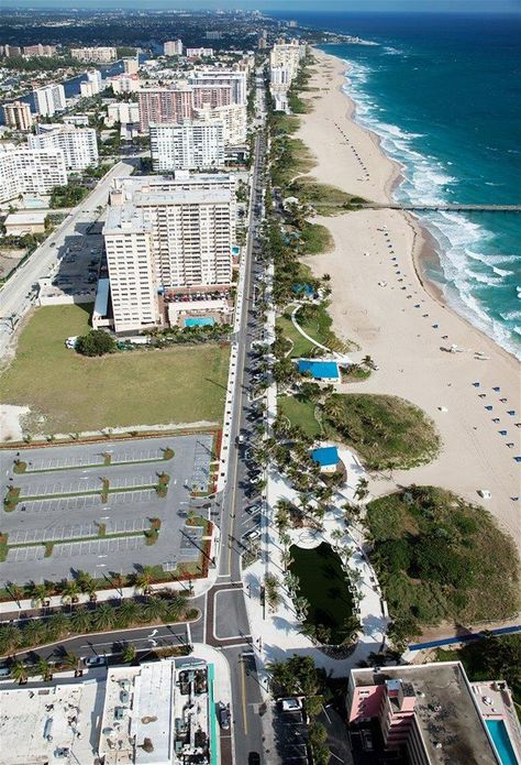 Pompano Beach Boulevard Streetscape | EDSA Urban Design, Landscape Architecture, Waterfront, Park, Interactive Water Feature, Dune Preservation Landscape Edging Stone, Waterfront Architecture, Urban Design Concept, Urban Design Plan, Front Garden Landscape, Urban Landscape Design, Home Landscape, Ireland Landscape, Modern Landscape Design