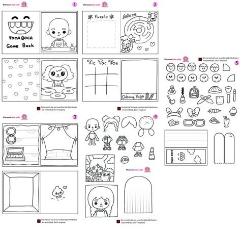 (Coloring Pages) 8 Toca Boca Gaming Book / Printables / Paper Games book DIY #fun #asmr - pinkpingdoll's Ko-fi Shop - Ko-fi ❤️ Where creators get support from fans through donations, memberships, shop sales and more! The original 'Buy Me a Coffee' Page. Toca Boca Book Paper, Toca Boca Blind Bag, Quiet Book Templates Free Printable, Toca Boca Coloring Pages, Book Printables, Paper Doll Printable Templates, Quiet Book Templates, Hello Kitty Printables, Paper Toys Template