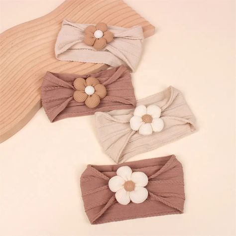 New Style Baby Girls Elastics-headwraps Soft Nylon Bow Knot Daisy Headbands Hairbands For Toddlers Newborn Infant Kids - Buy Daisy Headband,Nylon Bow Knot,Baby Elastic Headband Product on Alibaba.com Baby Hairband, Daisy Headband, Baby Announcement Cards, New Flower, Baby Hair Clips, Elastic Headband, Bow Knot, Mens Bow Ties