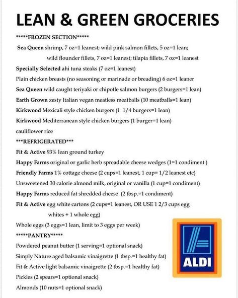 Just going to leave this right here. Headed to Aldi tomorrow! #optavia #optavia5and1 #optavia5and1plan #optavialeanandgreen… Optavia Grocery List, Optavia Shopping List, Optavia 5 1 Plan, Walmart Shopping List, Optimal Weight 5&1 Plan, Flounder Fillet, Momma Mia, Ahi Tuna Steak, Meatless Meatballs