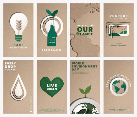 Sustainable Campaign, Environmental Logo Design, Environmental Posters, Environment Logo, Save Environment, Ecology Design, 달력 디자인, Graphic Work, Quote Template