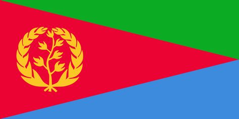 Eritrean Flag, All African Countries, Eritrea Flag, Africa Flag, African Flag, Flag Sticker, African Countries, Popular Colors, Iron On Vinyl