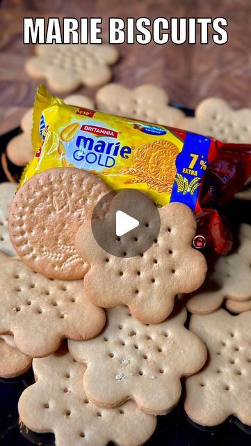 Home Made Biscuits, Eggless Biscuits, Marie Biscuits, Biscuits Homemade, Marie Biscuit, Eggless Recipes, Tea Biscuits, Biscuits Recipe, Pot Luck