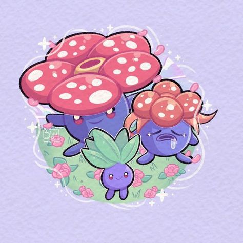 Oddish Pokemon, Cute Pokemon Art, Pokemon Project, Pokemon Dolls, Pokemon Tattoo, Cute Pokemon Pictures, Cute Pokemon Wallpaper, Cute Cross Stitch, Pokemon Drawings