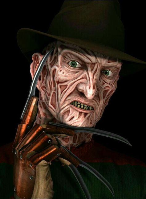 Freddy Kreuger Fred Kruger, Halloween Desenhos, Freddie Kruger, Freddie Krueger, Freddy Krueger Art, Robert Englund, Horror Costume, Horror Movie Icons, Famous Monsters