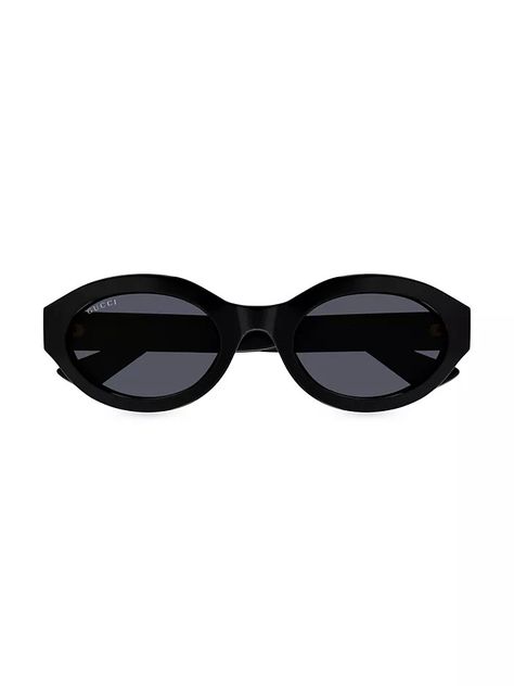 Shop Gucci Minimal GG 53MM Oval Sunglasses | Saks Fifth Avenue Oval Sunglasses, Saks Fifth, Saks Fifth Avenue, Gucci, Sunglasses