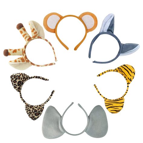 PRICES MAY VARY. 6 ANIMAL EARS: Coming 6 safari animal headbands girls boys like in common for kids. JUNGLE THEMED PARTY ANIMAL EARS: Make an easy on-the-go safari costume for baby shower, great for wild one birthday party favors, suppplies, decorations. Dress up for animal pretend play, Halloween costume headbands. FOR WHIMSICAL PLAY: Wear the jungle headbands when going to the zoo, forest to see the animals, attending a music festival, carnival, or just for fun every day, bring laughter to tho Animal Ears Headband, First Birthday Party Favor, Animal Themed Birthday Party, Wild Birthday Party, Zoo Birthday, Toddler Birthday Party, Wild One Birthday Party, Woodland Birthday, First Birthday Themes