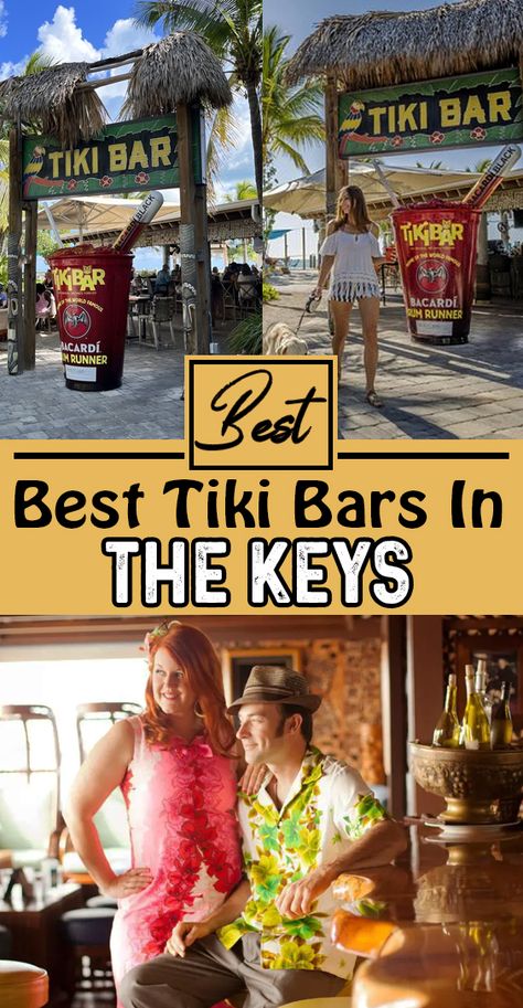 If you’re looking for a tropical escape, the Florida Keys are the perfect destination. With its crystal-clear waters, white sand beaches, and laid-back island vibe. Whether you’re looking for a refreshing drink, live music, or a stunning sunset view, the Keys have it all. Today, the Keys are home to some of the most iconic tiki bars in the world, each with its own unique charm and character. From Key West to Key Largo, there’s no shortage of tiki bars to explore in the Florida Keys. Key West Florida Beaches, Key West Bars, Key West Beaches, Florida Christmas, Dive Bar, Key West Florida, Beach Bars, Florida Vacation, Sunset Views