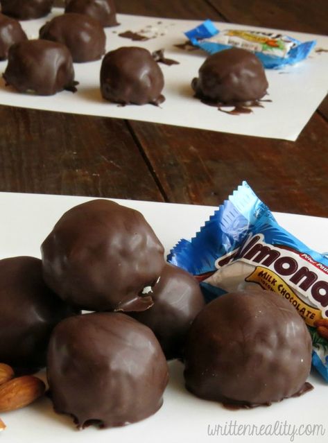 Almond Joy Truffles Recipe, Almond Joy Bites, Bonbons Recipe, Bon Bons Recipe, Truffle Recipes, Truffles Recipe, Candy Recipes Homemade, Cake Bites, Christmas Candy Recipes