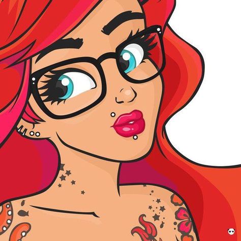 Disney Gone Bad, Hipster Ariel, Emo Disney, Goth Disney Princesses, Disney Mignon, Goth Disney, Punk Disney Princesses, Disney Princess Tattoo, Alternative Disney