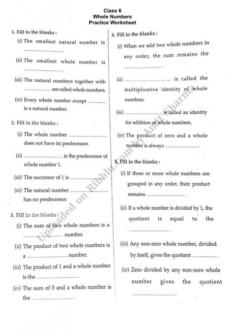 Download free printable worksheets for CBSE Class 6 Mathematics with important topic wise questions, students needs to practice the NCERT Class 6… The post Free CBSE Class 6 Mathematics Worksheets appeared first on CBSE Sample Question Papers and Worksheets - Ribblu. Class 6 Maths Worksheet Ncert, 6th Class Maths Worksheets, Class 6 Maths Worksheet, Nursery Worksheet, Maths Syllabus, Ncert Books, Maths Worksheet, Class 6 Maths, Sample Question Paper